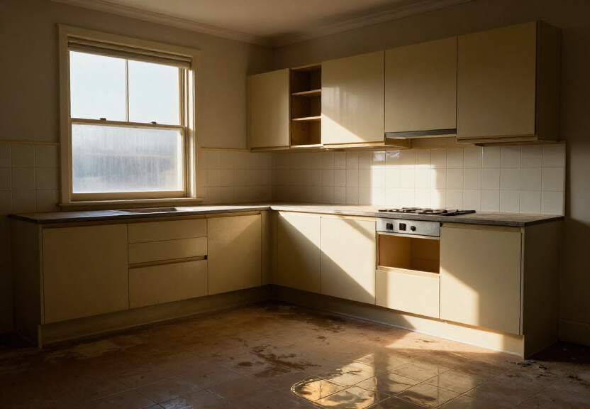 Dry and sanitised basement in Mount Lewis property after restoration